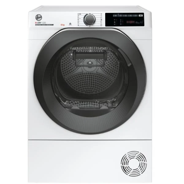 Asciugatrice Pompa di Calore Hoover H-DRY 500 NDE H8A3TCBEXS-S 8 Kg (A85xL59,6xP58,5) Classe +++ Motore Eco-Power Active D...