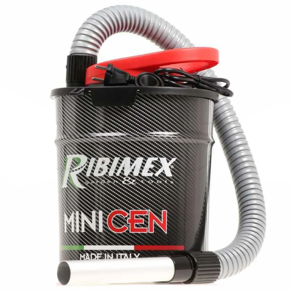 Aspiracenere "Minicen" da 10 lt 800 W, pulizia stufa e camino legna e pellets