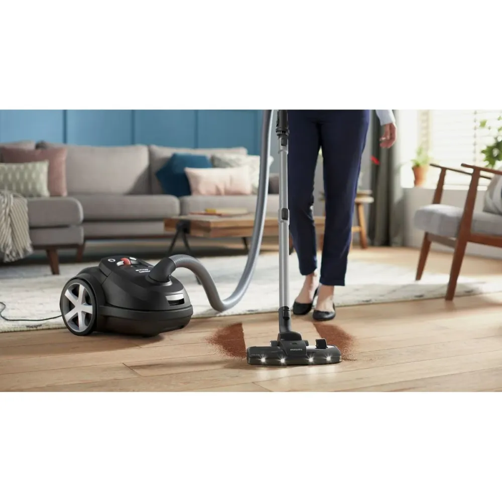 Aspirapolvere con Sacchetto Philips XD8122/10 Nero 900 W