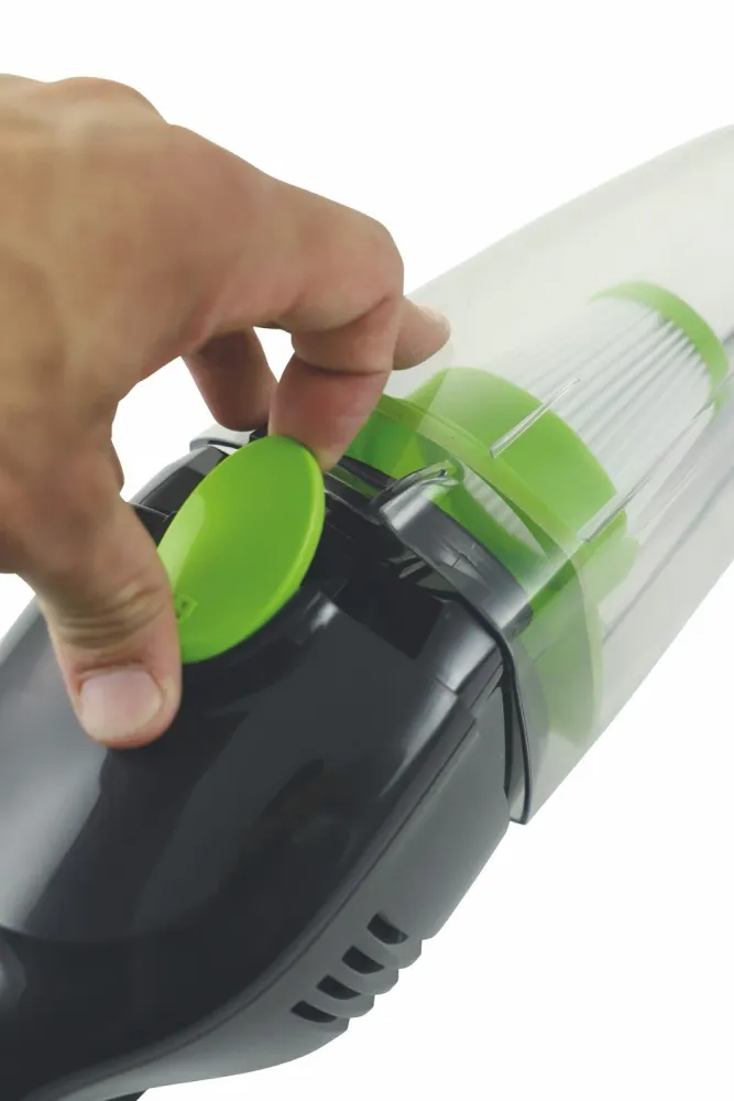 Aspirapolvere Scopa Elettrica Ciclonica 600W Kooper Falco Nero/Verde