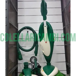 Aspirapolvere Vorwerk Folletto VK135 + Lucidatrice Cuore PL515 e Tubo Accessori Rigenerato Originale con Garanzia