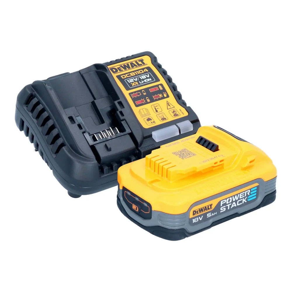 Aspiratore batteria DeWalt DCV 501 LH1 18 V 0,7 l classe di polvere L + 1x batteria Powerstack 5,0 Ah + caricatore