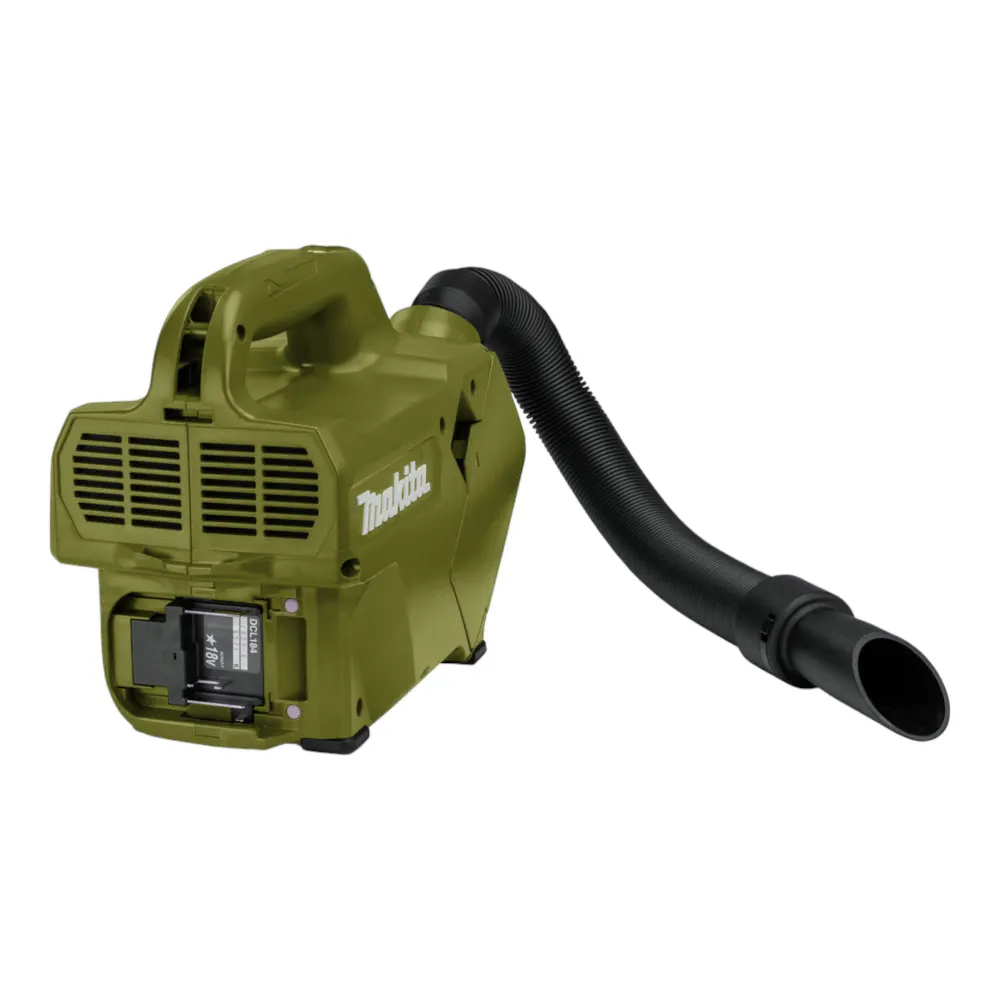 Aspiratore batteria Makita DCL 184 SFO 18 V 54 mbar 0,5 l serie Olive Outdoor Adventure + 1x batteria ricaricabile 3,0 Ah...