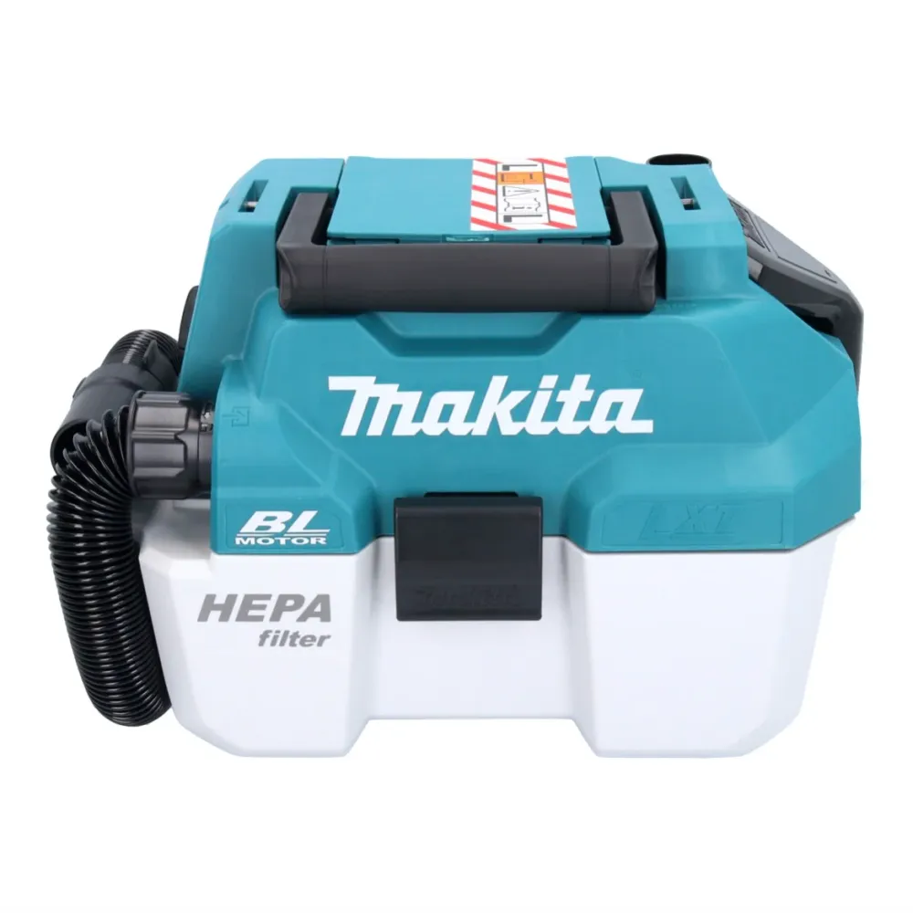 Aspiratore batteria Makita DVC 750 LRT1 LXT 18 V 67 mbar 7,5 l senza spazzole + 1x batteria ricaricabile 5,0 Ah + caricaba...