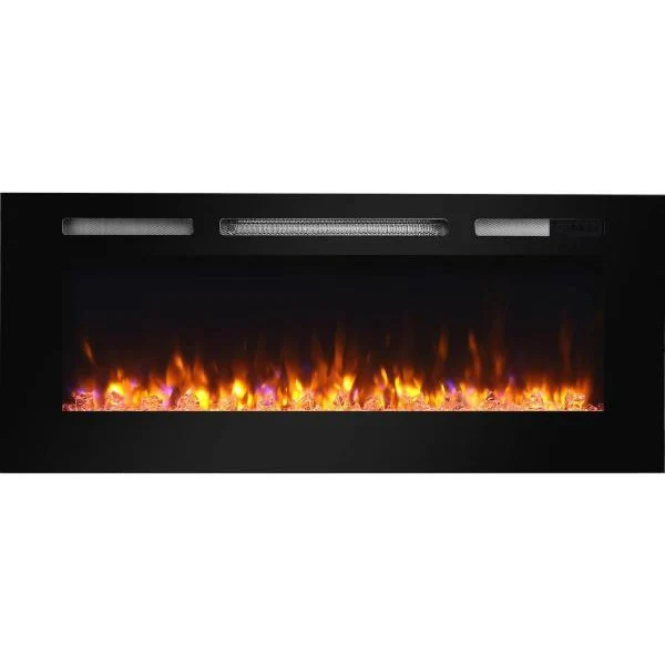 BALDERIA Fiamma 48" Camino elettrico da incasso LED 3D Flame Effect 2000W
