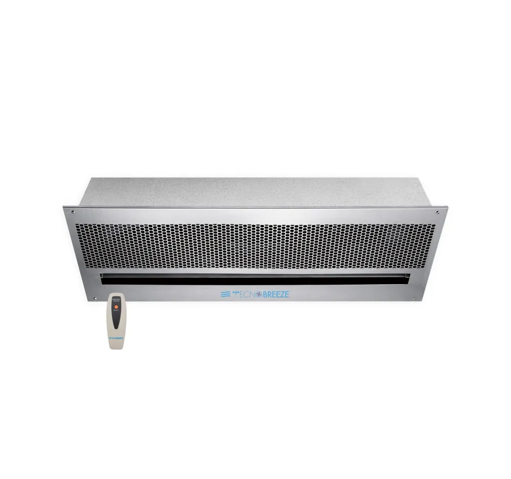 Barriera D'Aria ad Incasso Tecnogas Tecnobreeze Stealth Wind 90 Cm Con Telecomando