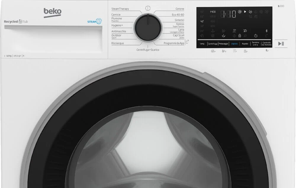Beko BWT3124S Lavatrice cm. 60 - capacità 12 kg - bianco