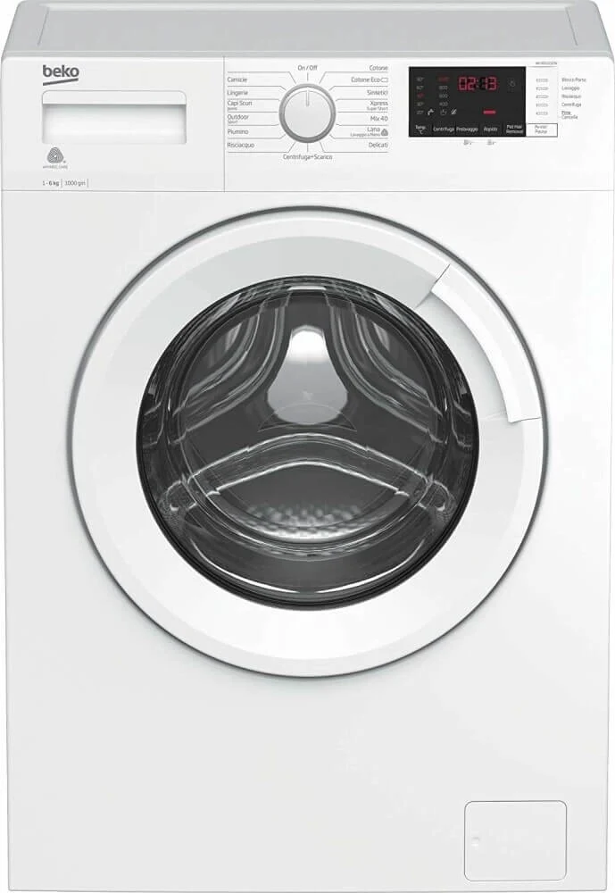 Beko WUXS61032WI-IT Lavatrice slim cm. 60 - capacità 6 kg - bianco