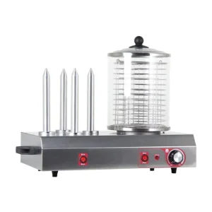 Berger Lanz Hot Dog Maker HD 105 – circa 10 salsicce, 4 aste riscaldanti, 600 W