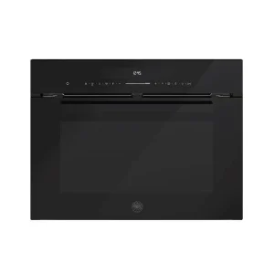 Ⓜ️🔵🔵🔵 BERTAZZONI FMOD4053MLB1 - Forno Microonde Combinato, 60x45 cm, Incasso, Vetro Nero, Serie Modern, Display LED touch,...