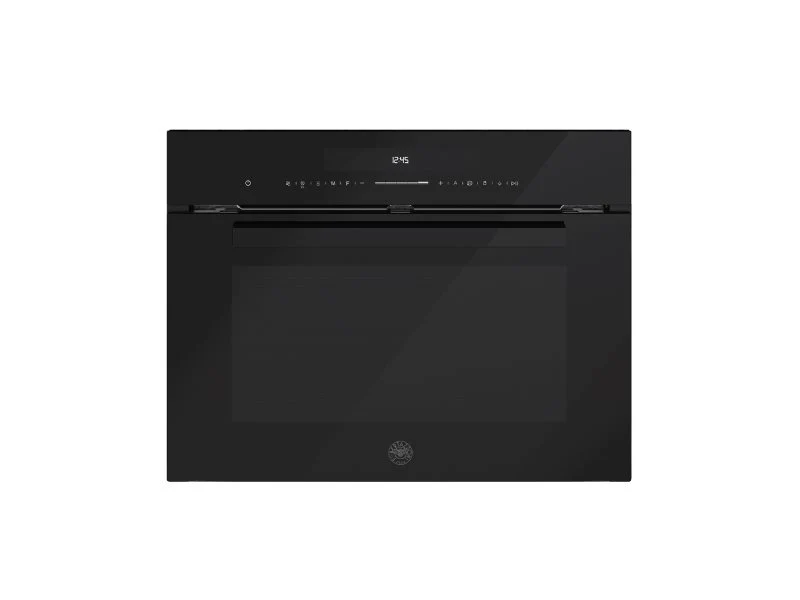Ⓜ️🔵🔵🔵 BERTAZZONI FMOD4053MLB1 - Forno Microonde Combinato, 60x45 cm, Incasso, Vetro Nero, Serie Modern, Display LED touch,...