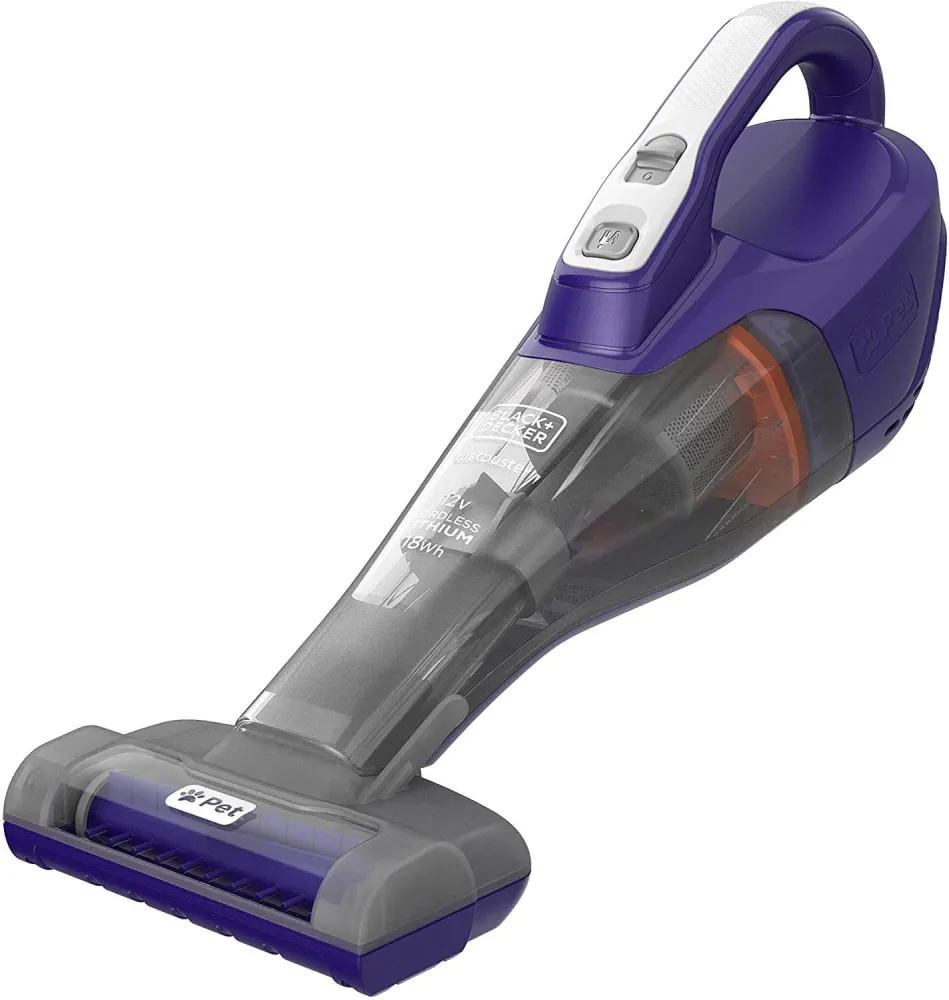Black+Decker DVB315JP Aspirapolvere portatile per animali domestici da 12V 1,5Ah LITIO