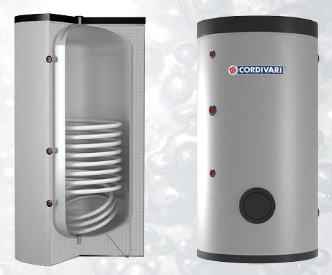 Bollitore Polywarm Cordivari Modello BOLLY 1 ST WB 300 Per Produzione Di ACS Con 1 Scambiatore Fisso