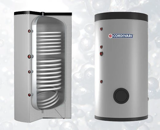 Bollitore Polywarm Cordivari Modello BOLLY 2 ST WB 400 Per Produzione Di ACS Con 2 Scambiatori Fissi