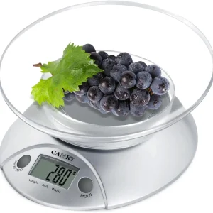 CAMRY Bilancia da Cucina Digitale Elettronica 5kg/11lb, Chiaro