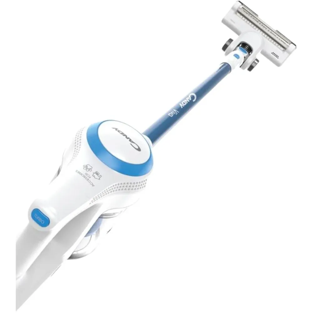 Candy Scopa Elettrica CVIVA20 Ricaricabile Bianco/Blu