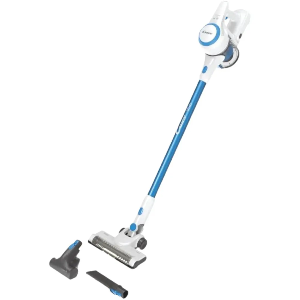 Candy Scopa Elettrica CVIVA20 Ricaricabile Bianco/Blu
