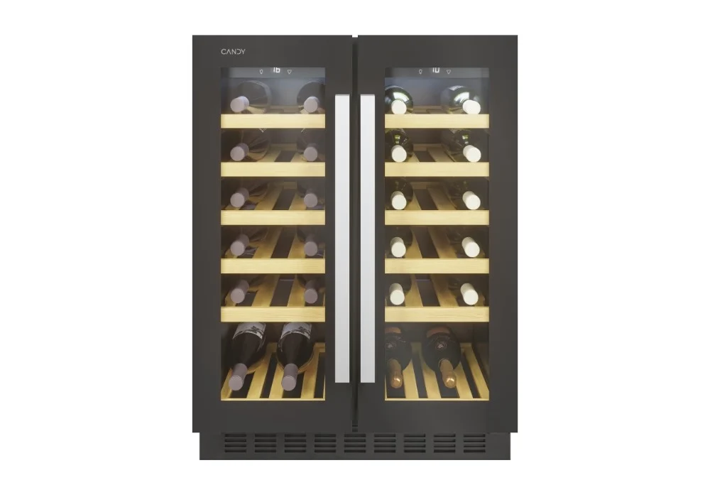Cantina Incasso DiVino Candy CCVB 60D/1 Classe G da 38 Bottiglie (A81,3xL59,5xP56,2) Nero
