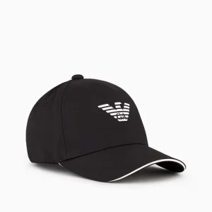 Capello con Logo Frontale / Nero