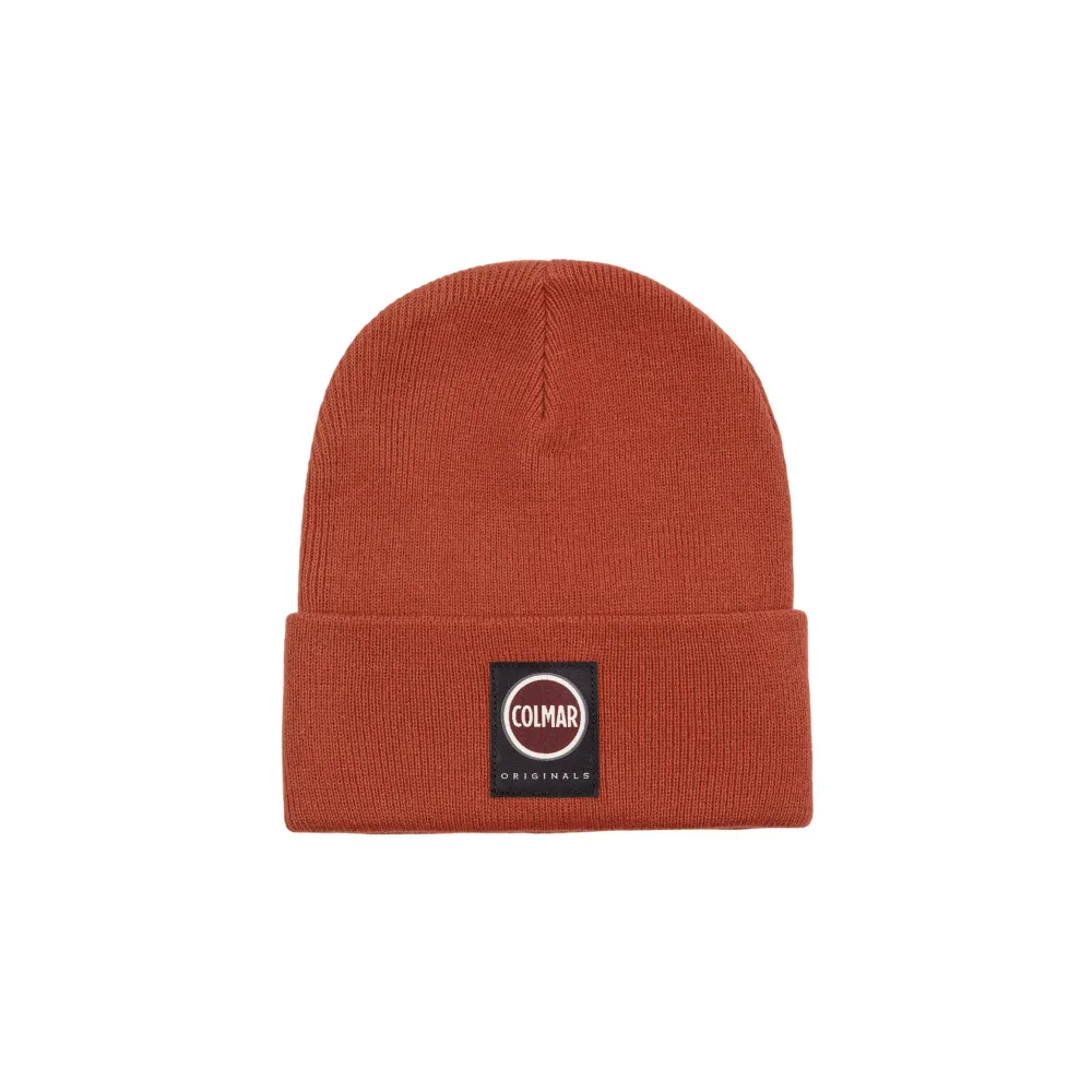 Capello Unisex Rosso con logo applicato