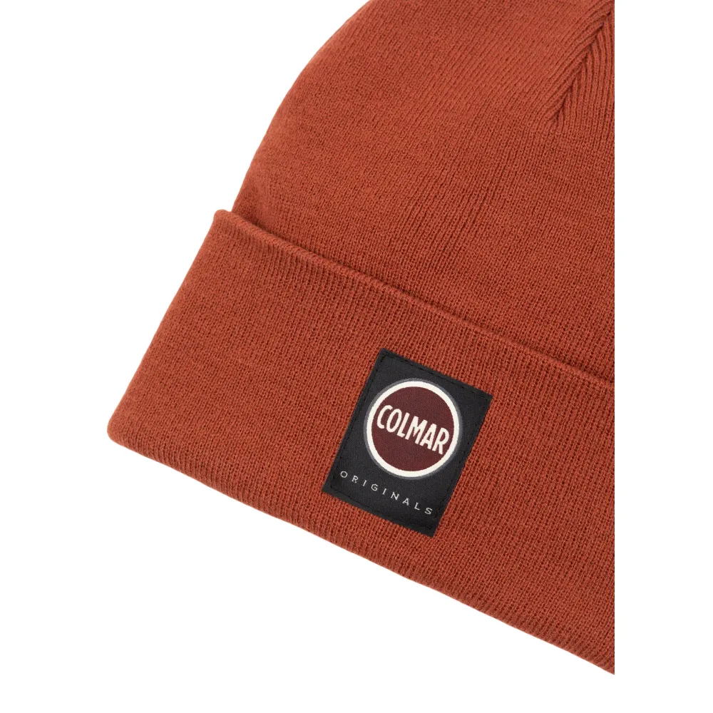 Capello Unisex Rosso con logo applicato