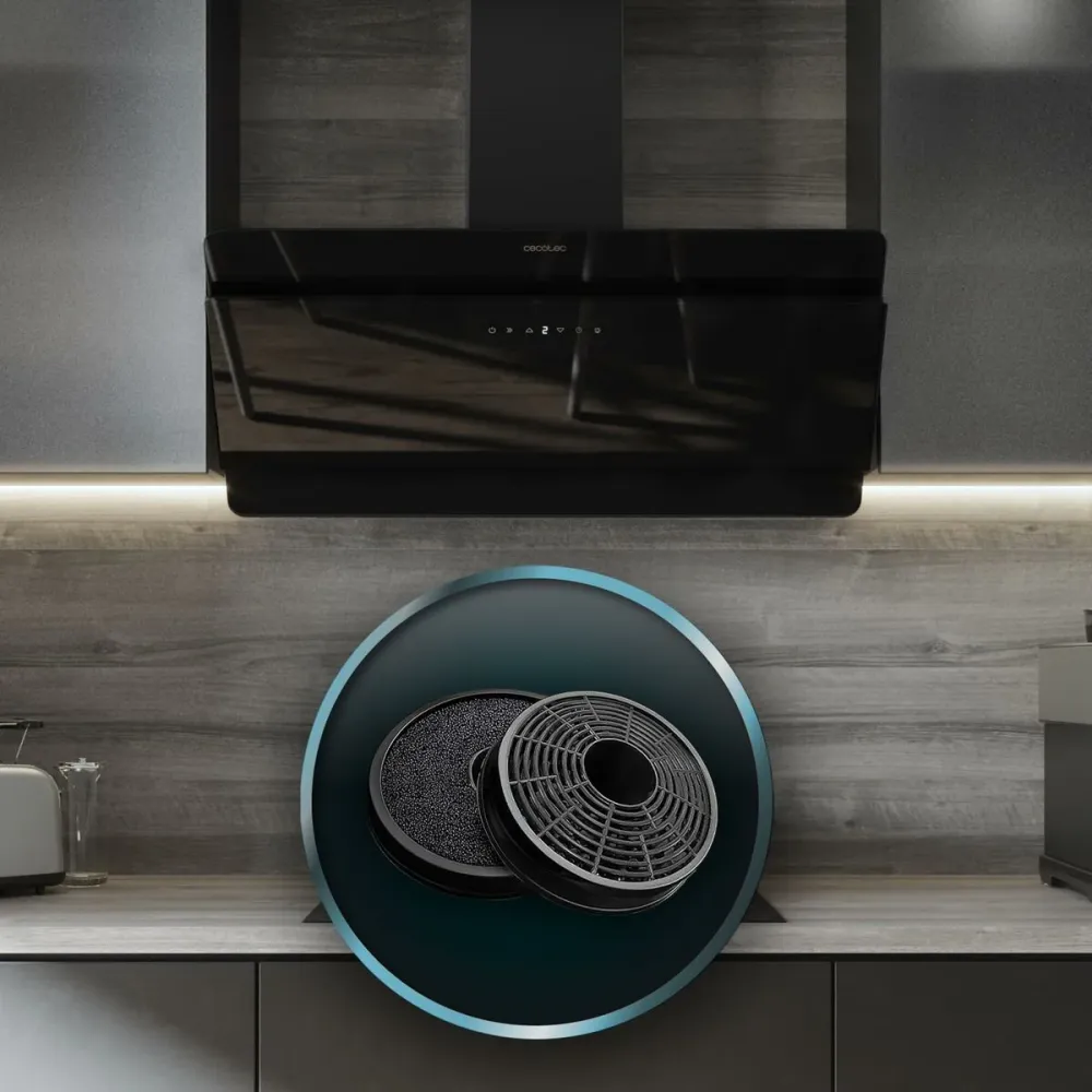 Cappa Classica Cecotec Bolero Flux DT 908000 Nero