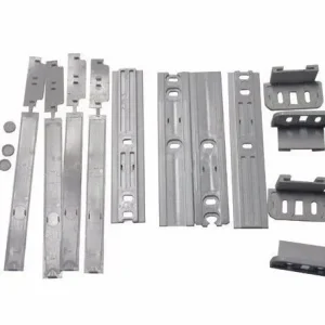 CG94 Kit 4 Guide per Porta Frigorifero da Incasso - Slitte più Scivolo - Universali compatibile WH!_RLPOOL 481231019131, 4...