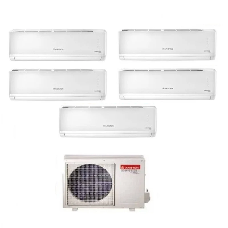 CLIMATIZZATORE CONDIZIONATORE ARISTON PENTA SPLIT INVERTER serie ALYS PLUS 9+9+9+9+9 con PENTA 121 XD8C-O R-32 Wi-Fi OPTIO...