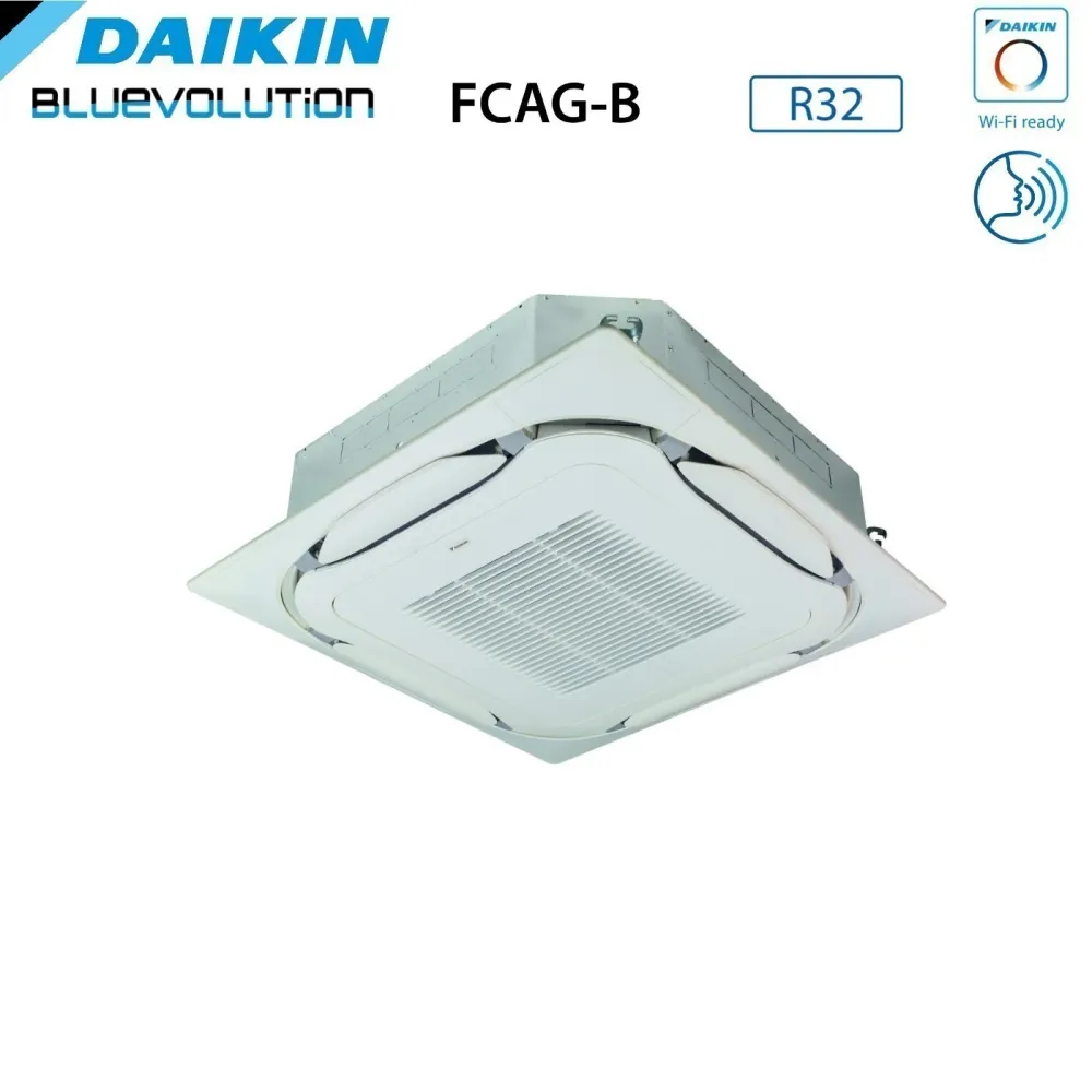 Climatizzatore Condizionatore Daikin Bluevolution Cassetta Round Flow 12000 Btu FCAG35B + RZAG35A R-32 Wi-Fi Optional Con...