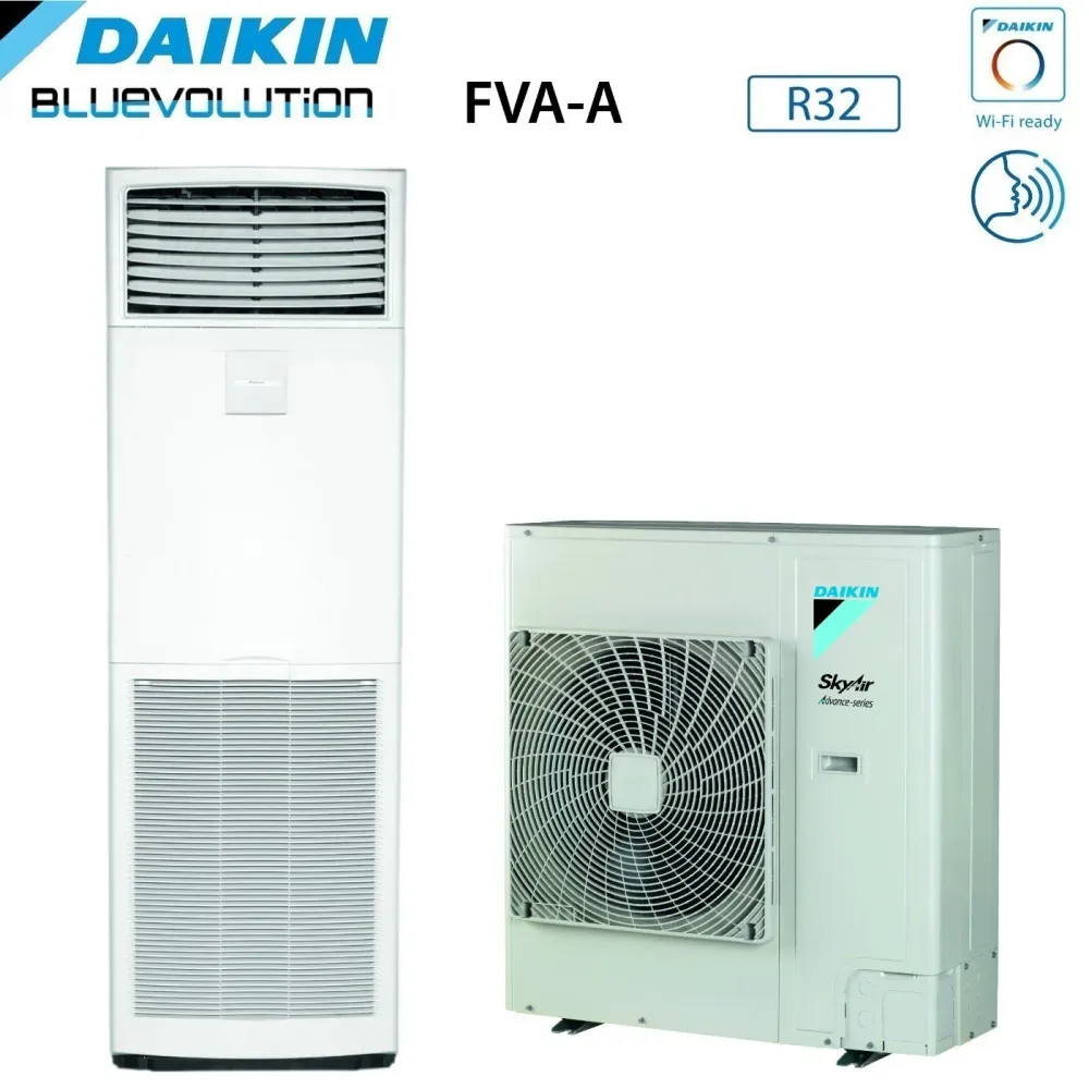 Climatizzatore Condizionatore Daikin Bluevolution Colonna 36000 Btu FVA100A + RZASG100MY1 Trifase R-32 Wi-Fi Optional Clas...