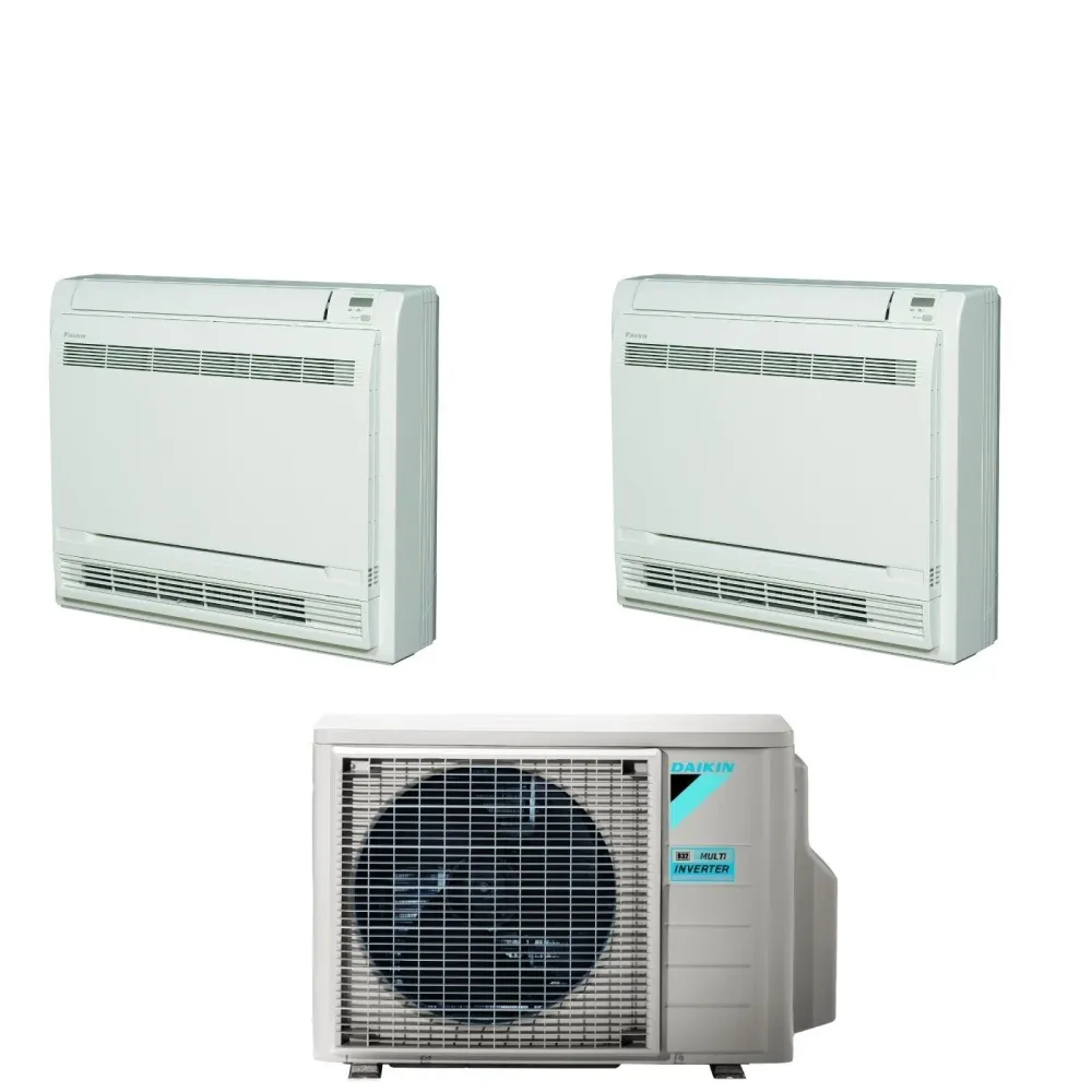 Climatizzatore Condizionatore Daikin Bluevolution Pavimento Dual Split Inverter serie FVXM-F 9+9 con 2MXM40A R-32 Wi-Fi Op...