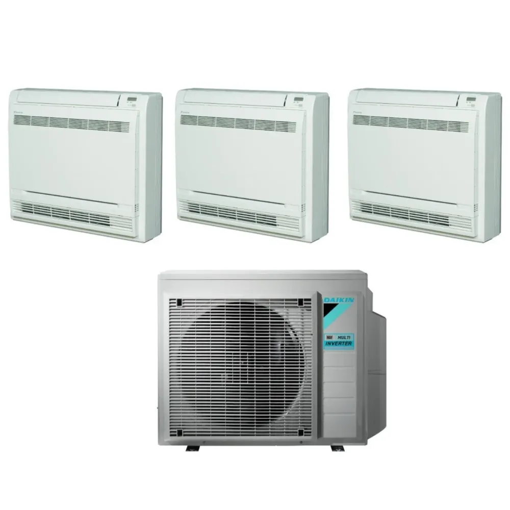 Climatizzatore Condizionatore Daikin Bluevolution Pavimento Trial Split Inverter serie FVXM-F 9+9+9 con 3MXM52N R-32 Wi-Fi...