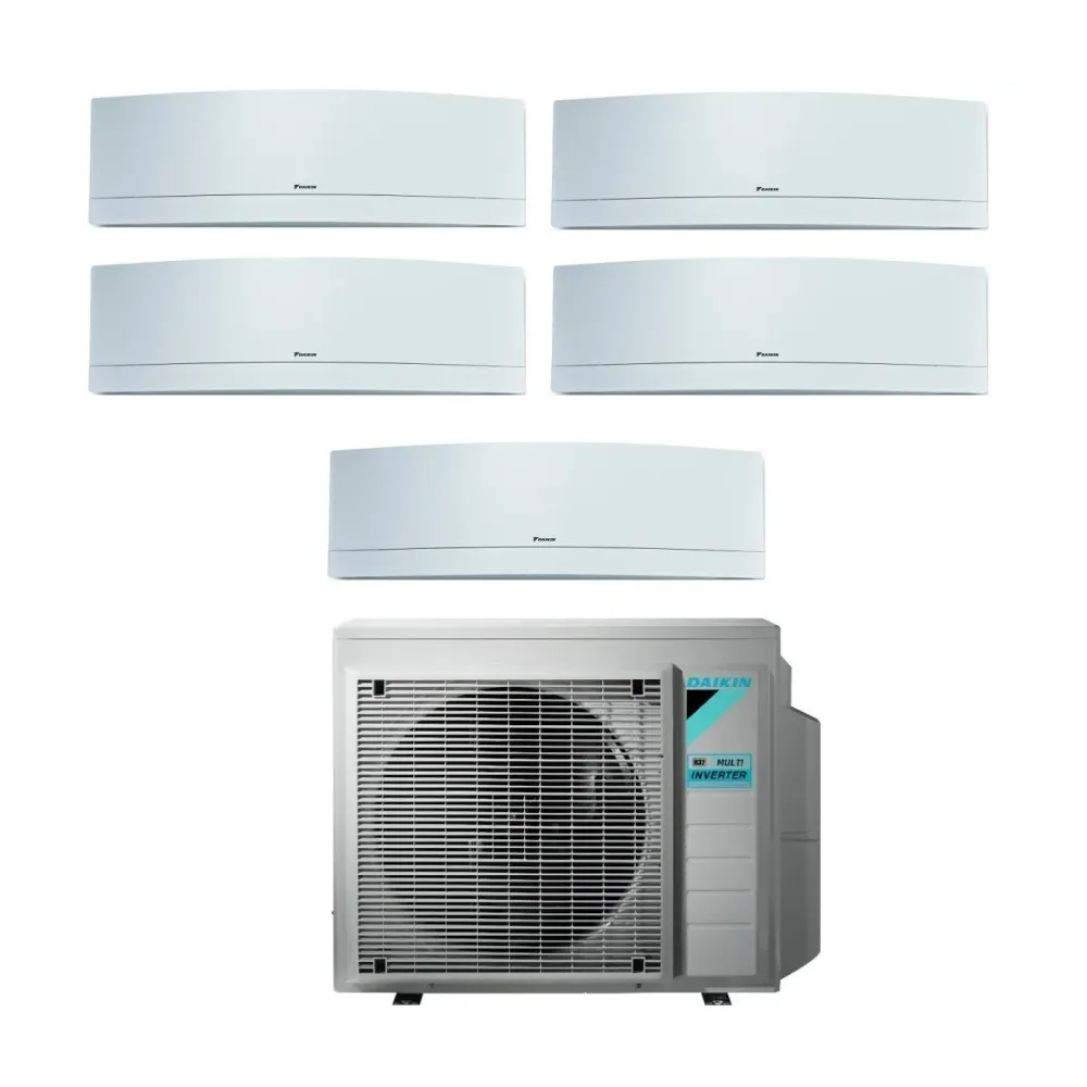 Climatizzatore Condizionatore Daikin Bluevolution Penta Split Inverter serie EMURA WHITE 7+7+7+9+12 con 5MXM90N R-32 Wi-Fi...