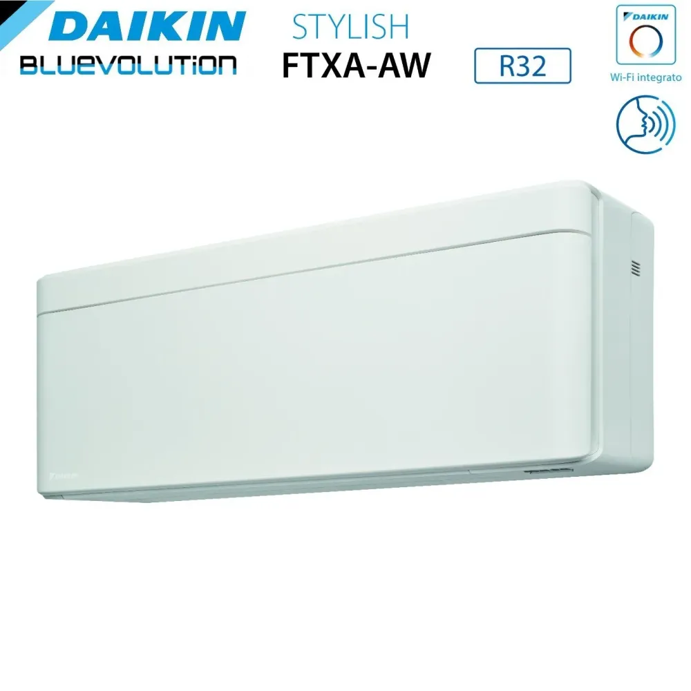 Climatizzatore Condizionatore Daikin Bluevolution Penta Split Inverter serie STYLISH WHITE 7+7+7+7+15 con 5MXM90N R-32 Wi-...