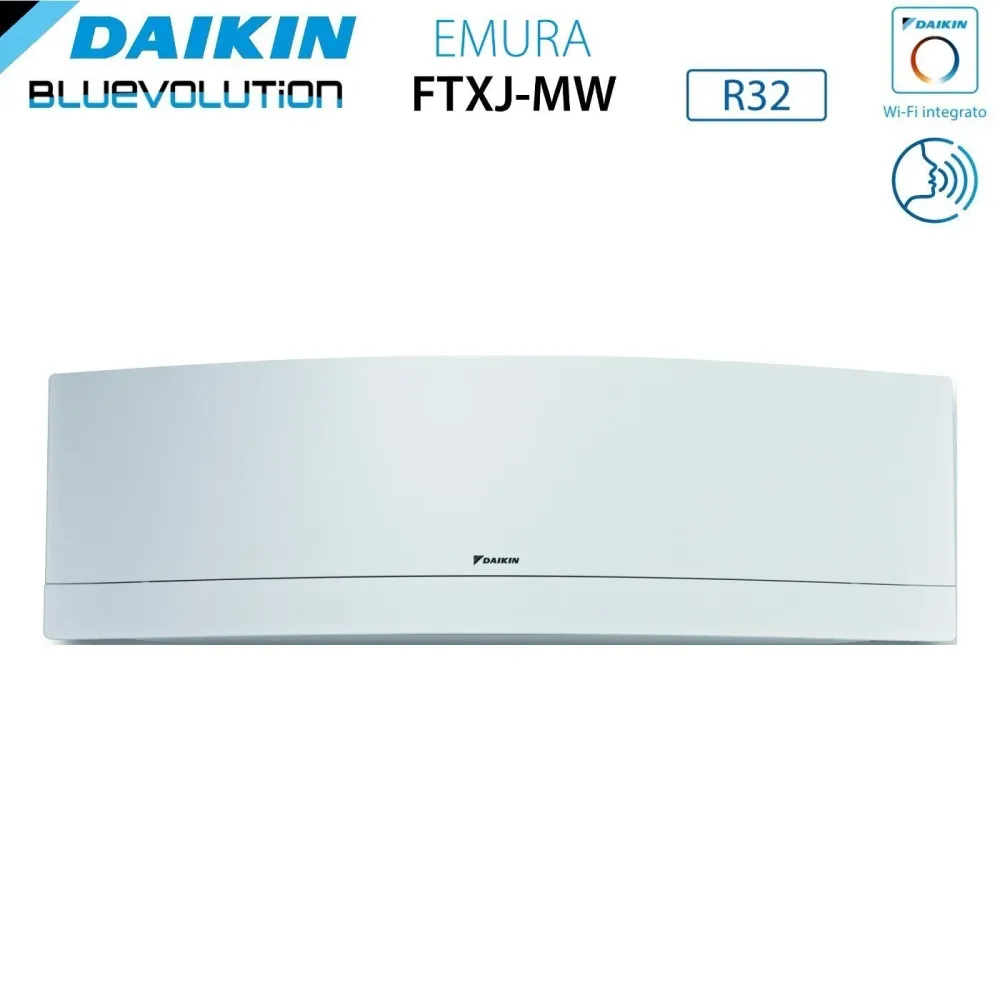Climatizzatore Condizionatore Daikin Bluevolution Penta Split Inverter serie EMURA WHITE 7+7+7+7+7 con 5MXM90N R-32 Wi-Fi...