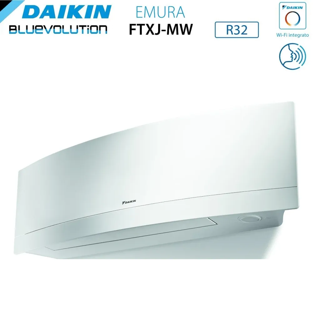 Climatizzatore Condizionatore Daikin Bluevolution Penta Split Inverter serie EMURA WHITE 7+7+7+7+7 con 5MXM90N R-32 Wi-Fi...