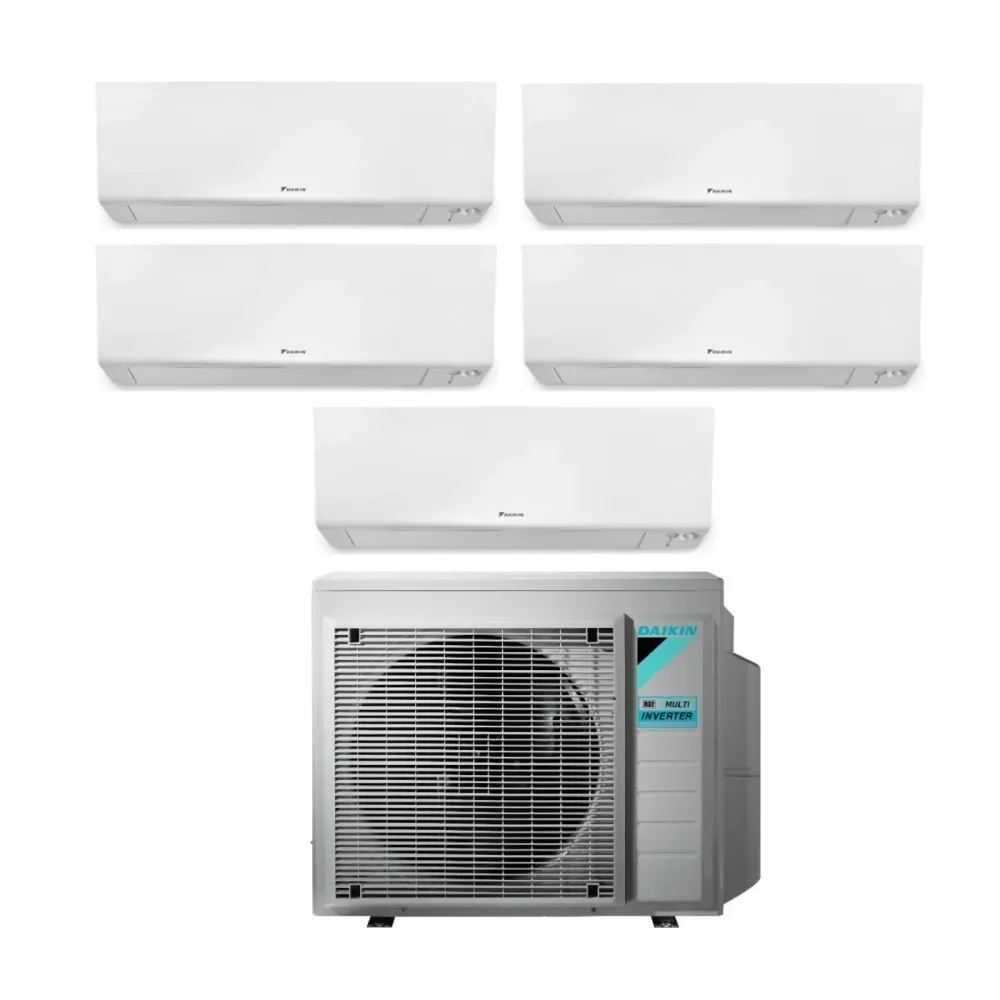 Climatizzatore Condizionatore Daikin Bluevolution Penta Split Inverter serie FTXM/R PERFERA WALL 7+7+7+7+7 con 5MXM90N R-3...