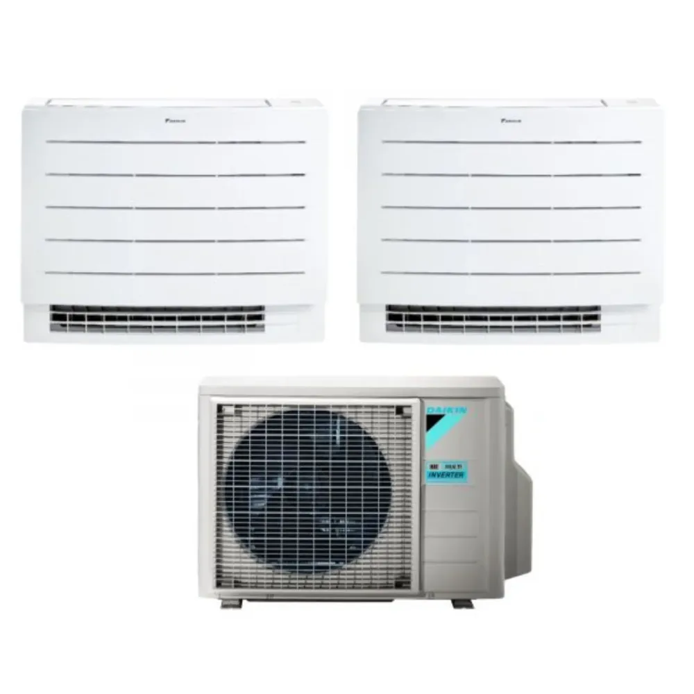 Climatizzatore Condizionatore Daikin Pavimento Dual Split serie PERFERA FVXM- 9+12 con 2MXM50A R-32 Wi-Fi Integrato 9000+1...