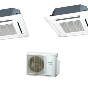 Climatizzatore Condizionatore Dual Split Inverter Cassetta General Fujitsu 7+7 con AOHG14LAC2 R-410 7000+7000
