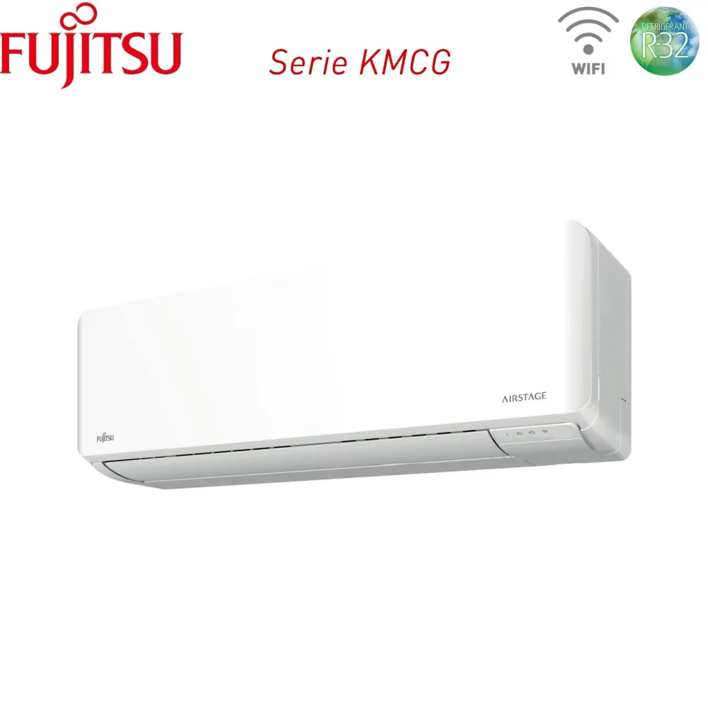 Climatizzatore Condizionatore Fujitsu Penta Split Inverter serie KM AIRSTAGE 9+9+9+9+14 con AOEG36KBTA5 R-32 Wi-Fi Integra...