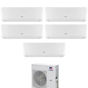 Climatizzatore Condizionatore Gree Penta Split Inverter serie BORA 9+9+12+12+12 GWHD42NK6LO R-32 9000+9000+12000+12000+12000