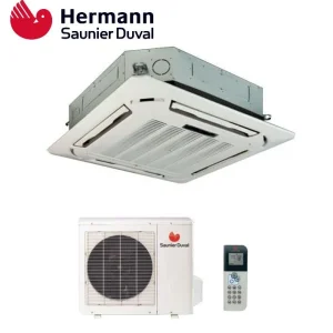 Climatizzatore Condizionatore Hermann Saunier Duval Cassetta 4 Vie Inverter 34000 BTU SDH17-105NK R-410