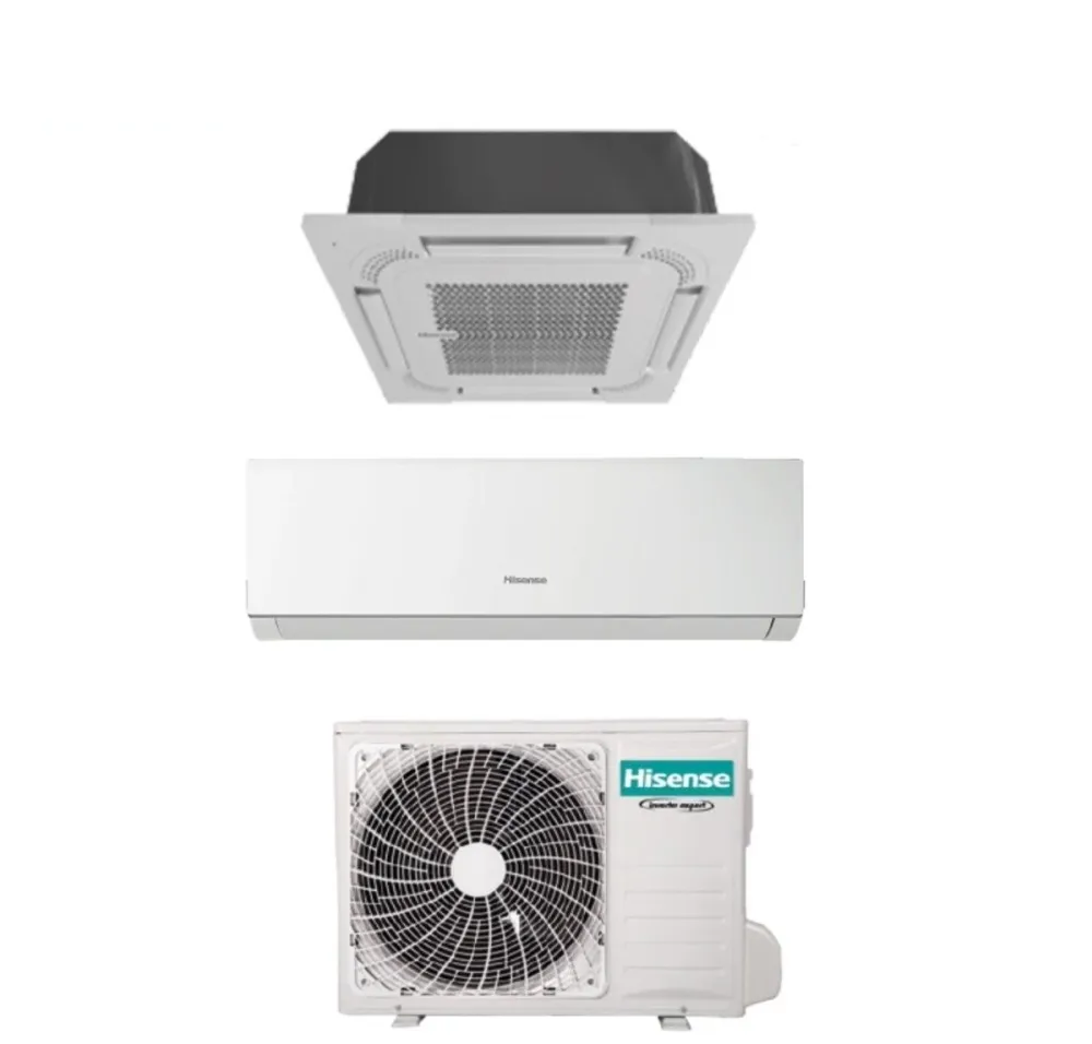 Climatizzatore Condizionatore Hisense Dual Split Cassetta 9000 + New Comfort 7000 con 2AMW42U4RGC R-32 Wi-Fi Optional 9000...