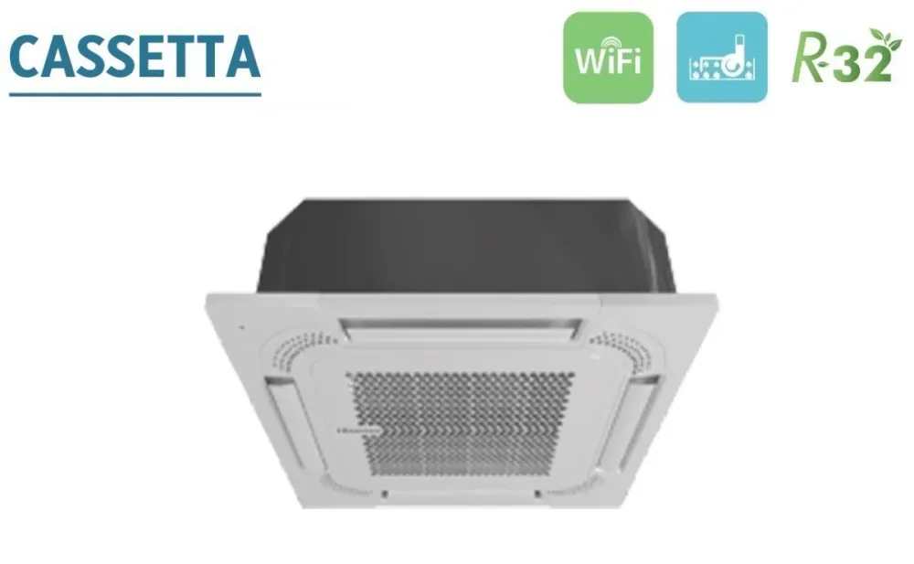 Climatizzatore Condizionatore Hisense Dual Split Cassetta 9000 + New Comfort 7000 con 2AMW42U4RGC R-32 Wi-Fi Optional 9000...