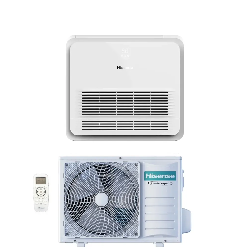 Climatizzatore Condizionatore Hisense Inverter Console serie TURBO 9000 Btu AKT26UR4RK8 + AUW26U4RS8 R-32 Wi-Fi Optional C...