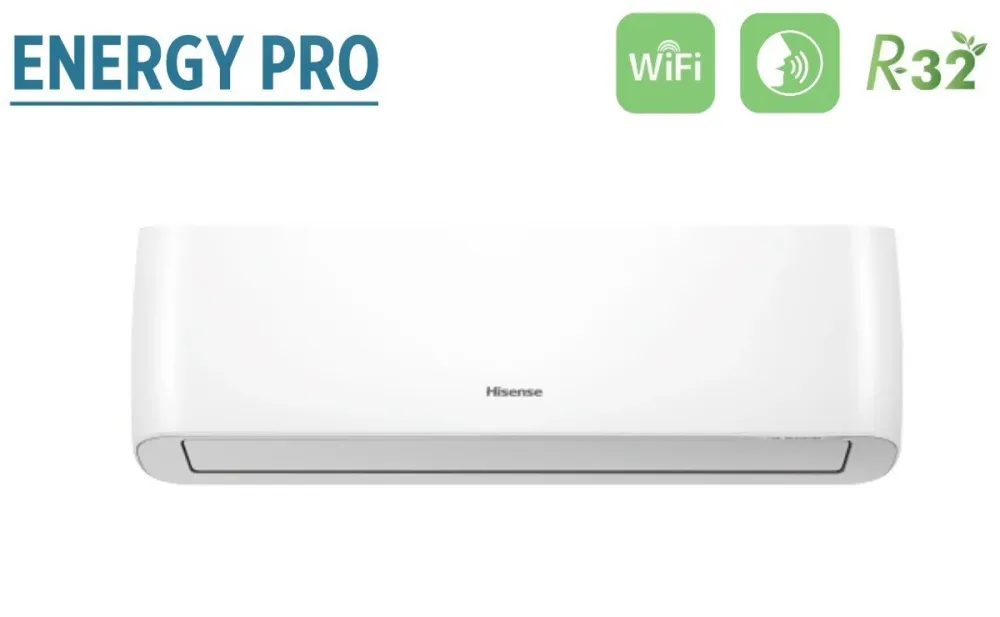 Climatizzatore Condizionatore Hisense Penta Split Inverter serie ENERGY PRO 9+9+9+12+12 con 5AMW125U4RTA R-32 Wi-Fi Integr...