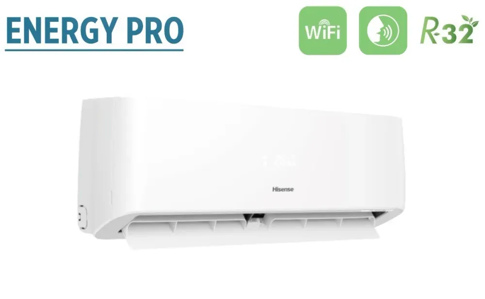 Climatizzatore Condizionatore Hisense Penta Split Inverter serie ENERGY PRO 9+9+9+12+12 con 5AMW125U4RTA R-32 Wi-Fi Integr...