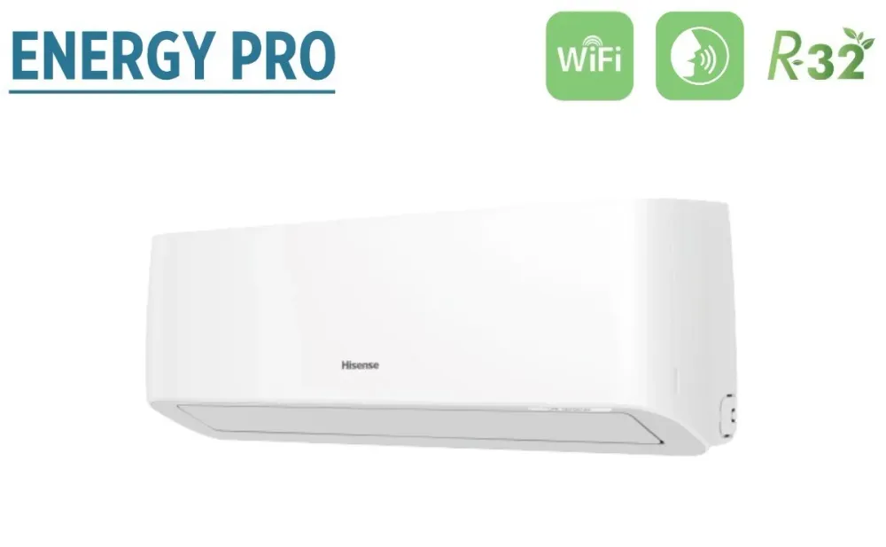 Climatizzatore Condizionatore Hisense Penta Split Inverter serie ENERGY PRO 9+9+9+12+12 con 5AMW125U4RTA R-32 Wi-Fi Integr...