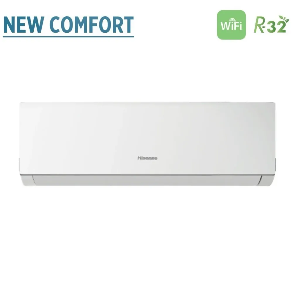 Climatizzatore Condizionatore Hisense Penta Split Inverter Serie NEW COMFORT 9+9+9+12+12 con 5AMW125U4RTA R-32 Wi-Fi Optio...