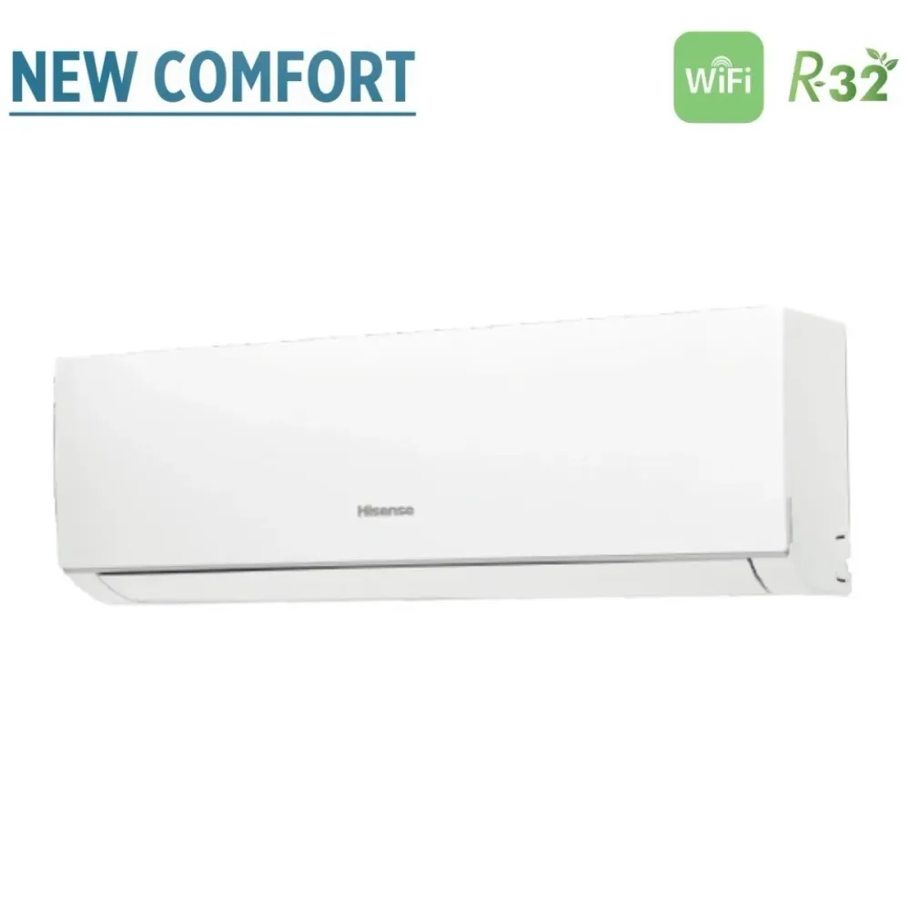 Climatizzatore Condizionatore Hisense Penta Split Inverter Serie NEW COMFORT 9+9+9+12+12 con 5AMW125U4RTA R-32 Wi-Fi Optio...